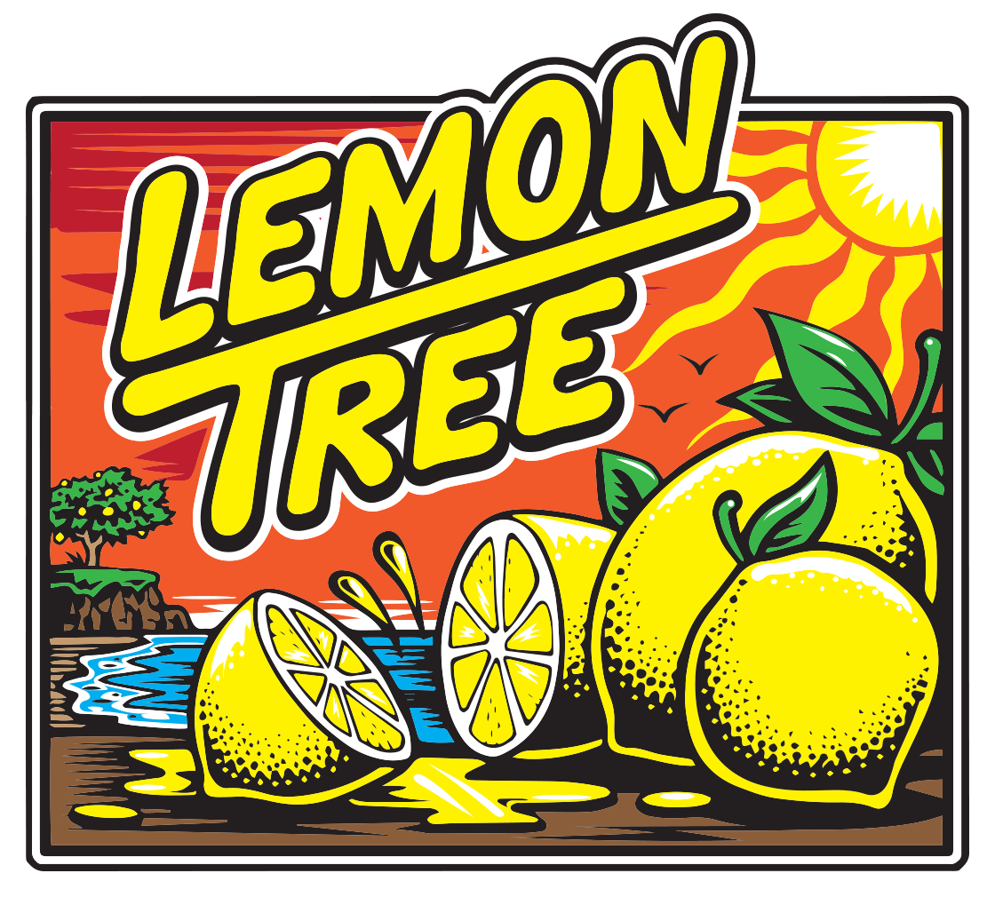 lemon with cannabis flower